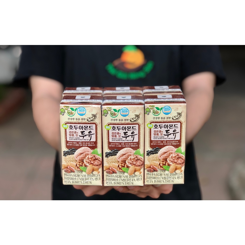 SỮA 5 LOẠI HẠT MIX HÀN QUỐC - Thùng 24 hộp 200ml - Thế Giới Nông Sản