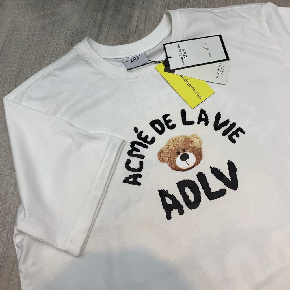 (ẢNH THẬT) Áo thun tay lỡ ADLV phông Unisex nam nữ Premium Cotton oversize form rộng GẤU BEAR | BigBuy360 - bigbuy360.vn