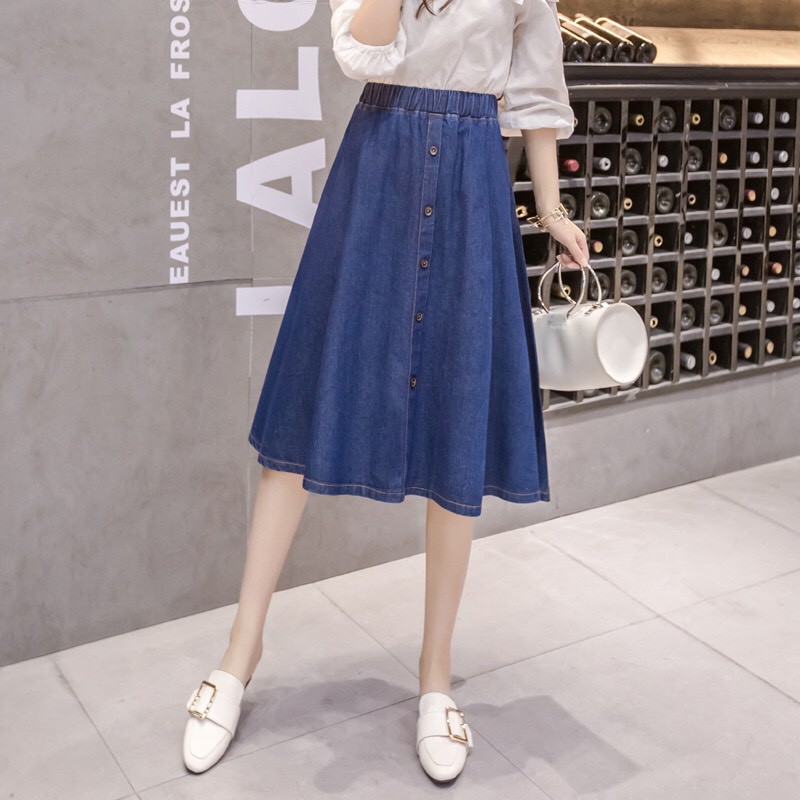 CHÂN VÁY DENIM CHỮ A | BigBuy360 - bigbuy360.vn