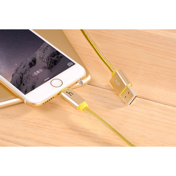 Cáp sạc Hoco UPL12 cổng Lightning dai cho iPhone/iPad dài 30cm - Hàng Chính Hãng