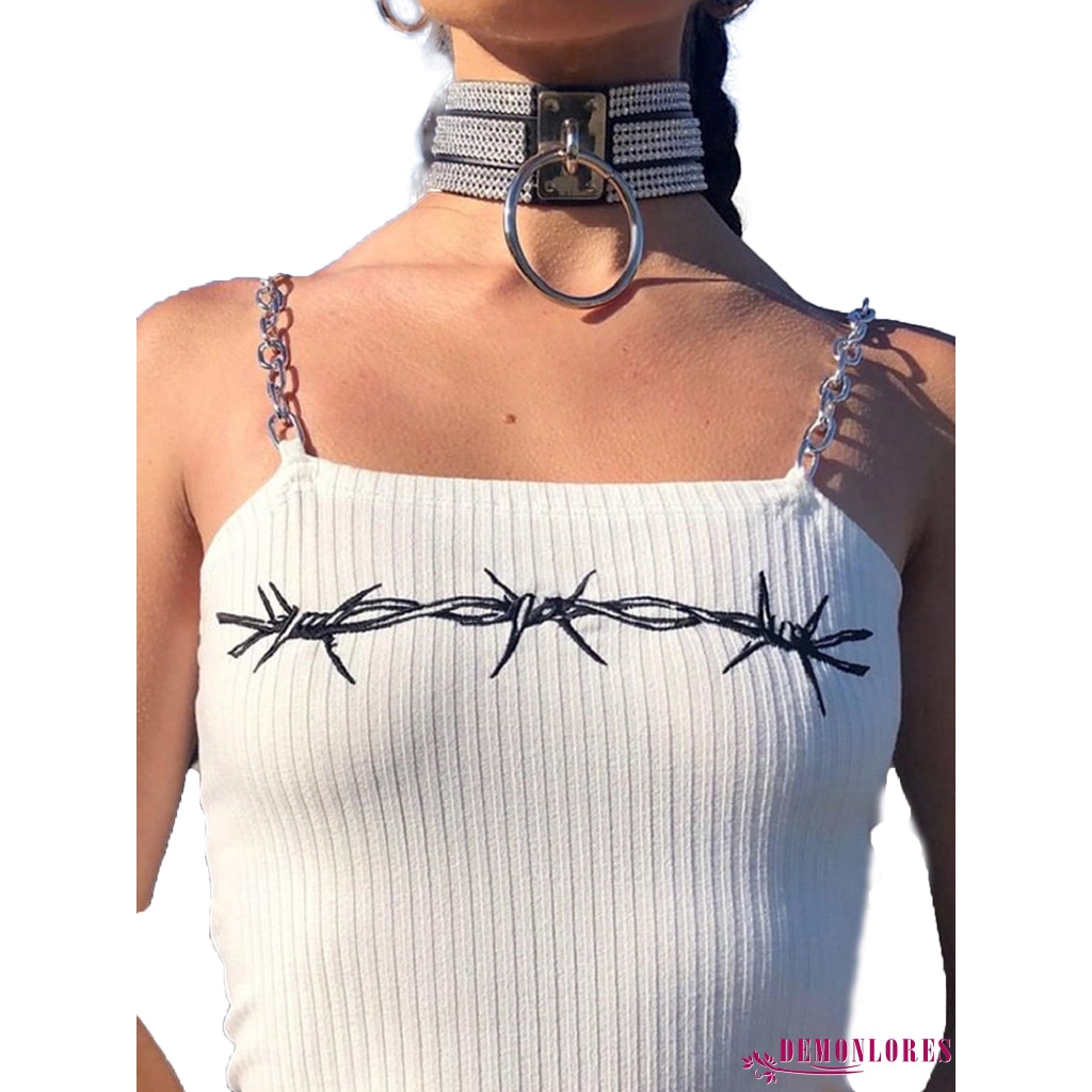 Áo ngắn hai dây kiểu dáng quyến rũ thời trang dành cho nữ