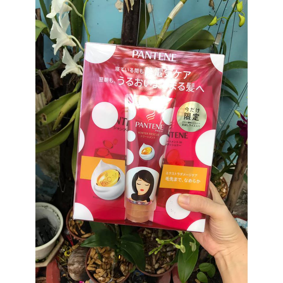 Bộ Gội xả Pantene set 3 mẫu mới nhật nội địa chính hãng