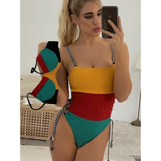 Bikini chất gân phối màu dễ thương