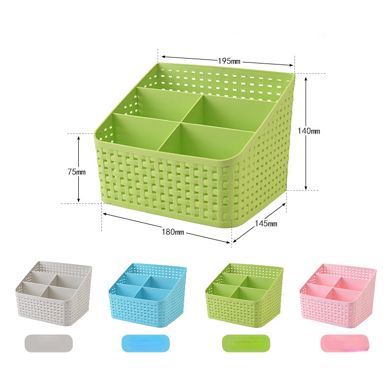 Hộp Đựng Đồ Dùng 4 / 5 Ngăn Đa Năng Tiện Dụng Cho Phòng Khách