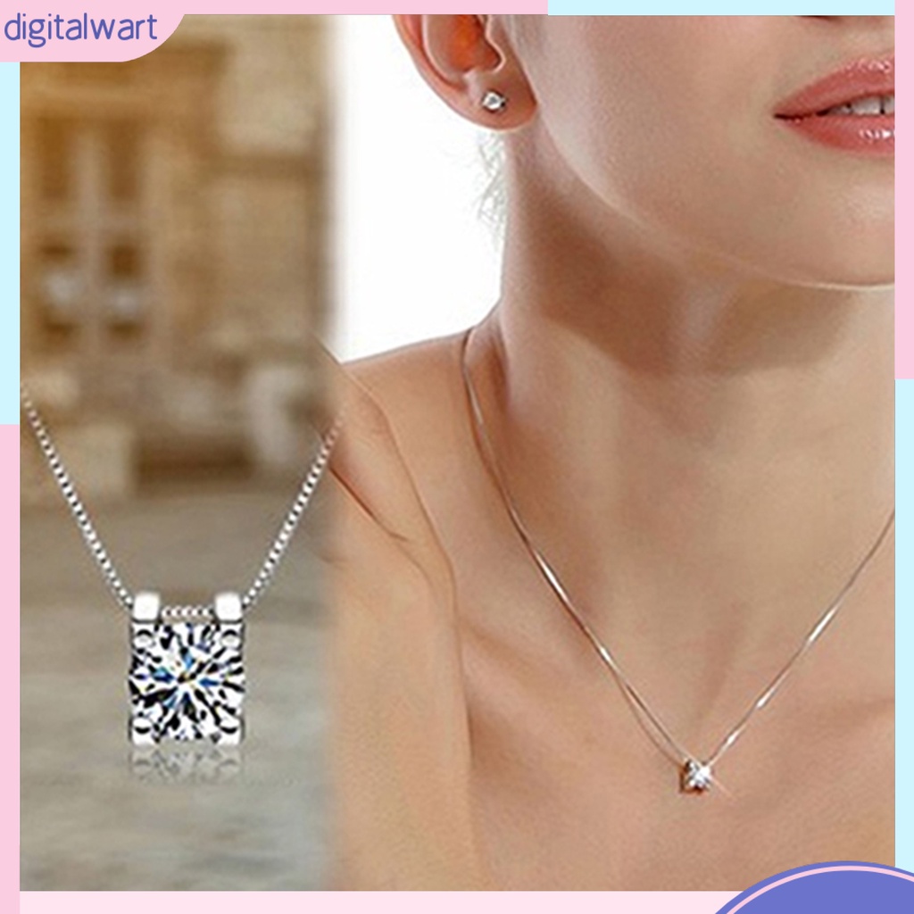 Dg DG✌❤ Vòng cổ Hợp Kim Dát Đá Quyến Rũ Thời Trang Dự Tiệc