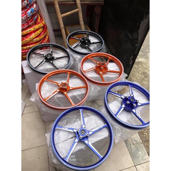 Mâm enkei cnc ex 150 mẫu 5 cây xéo