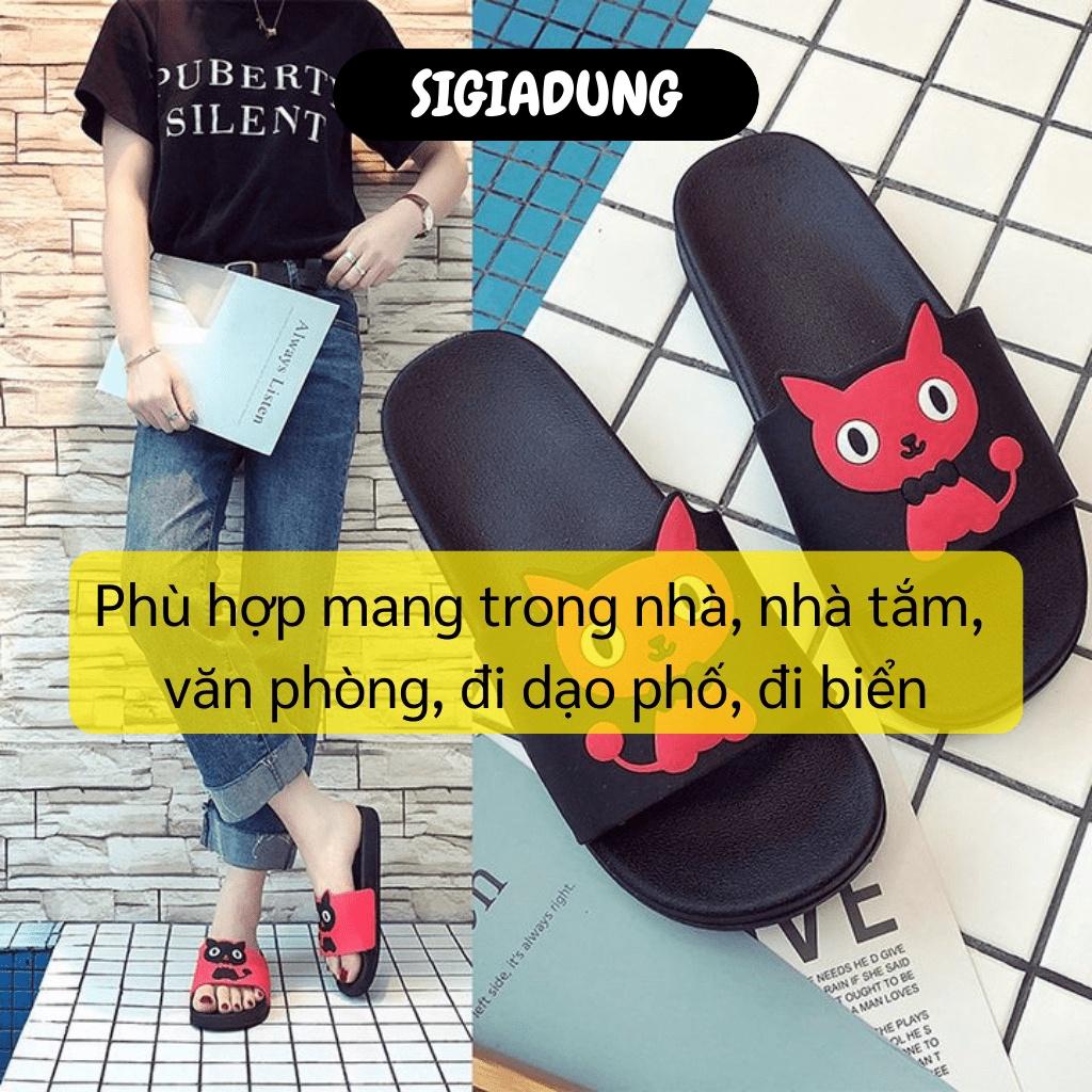 [SGD] Dép Đi Trong Nhà - Dép Nữ Mang Nhà Tắm, Dạo Phố Chống Trượt Hình Mèo Đáng Yêu 7792