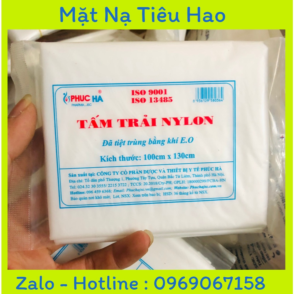 Tấm Lót Trải Nilon Tắm Trắng Giảm Béo Dùng Trong Spa, Y Tế