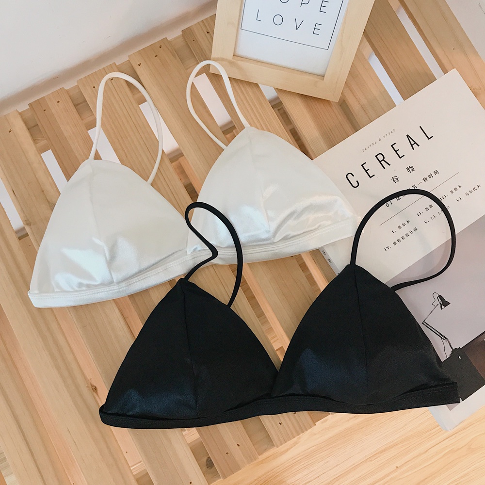 NUZIRO  Áo Ngực Màu Sắc Đơn Giản Quyến Rũ Cho Nữ