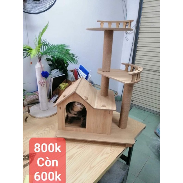 SALE GIÁ RẺ cattre cho mèo, nhà mèo đẹp