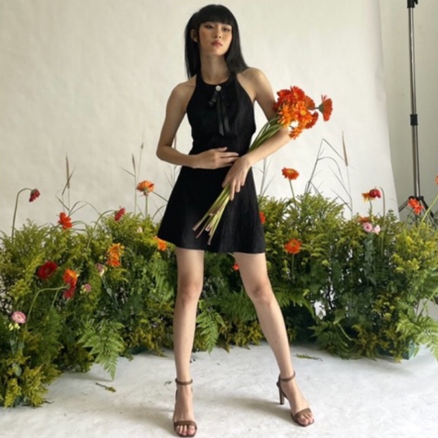 EIN.OFFICIAL - Đầm khoét eo hở lưng không đính kèm nơ