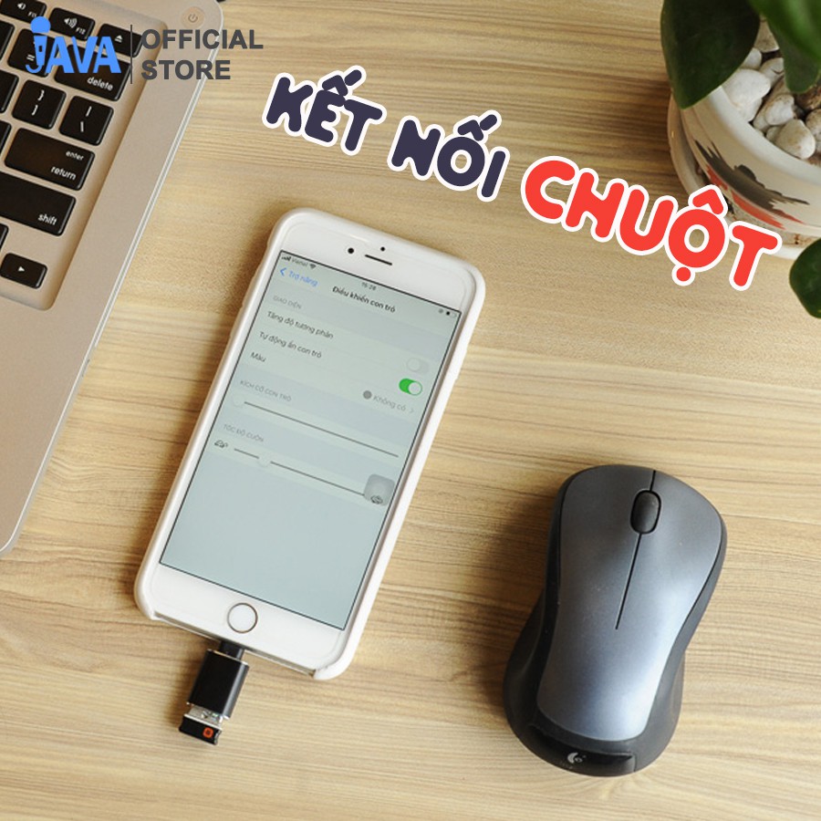 [MẪU MỚI 2021] Đầu chuyển OTG  Lightning sang USB - Truyền dữ liệu - Hỗ trợ kết nối bàn phím chuột