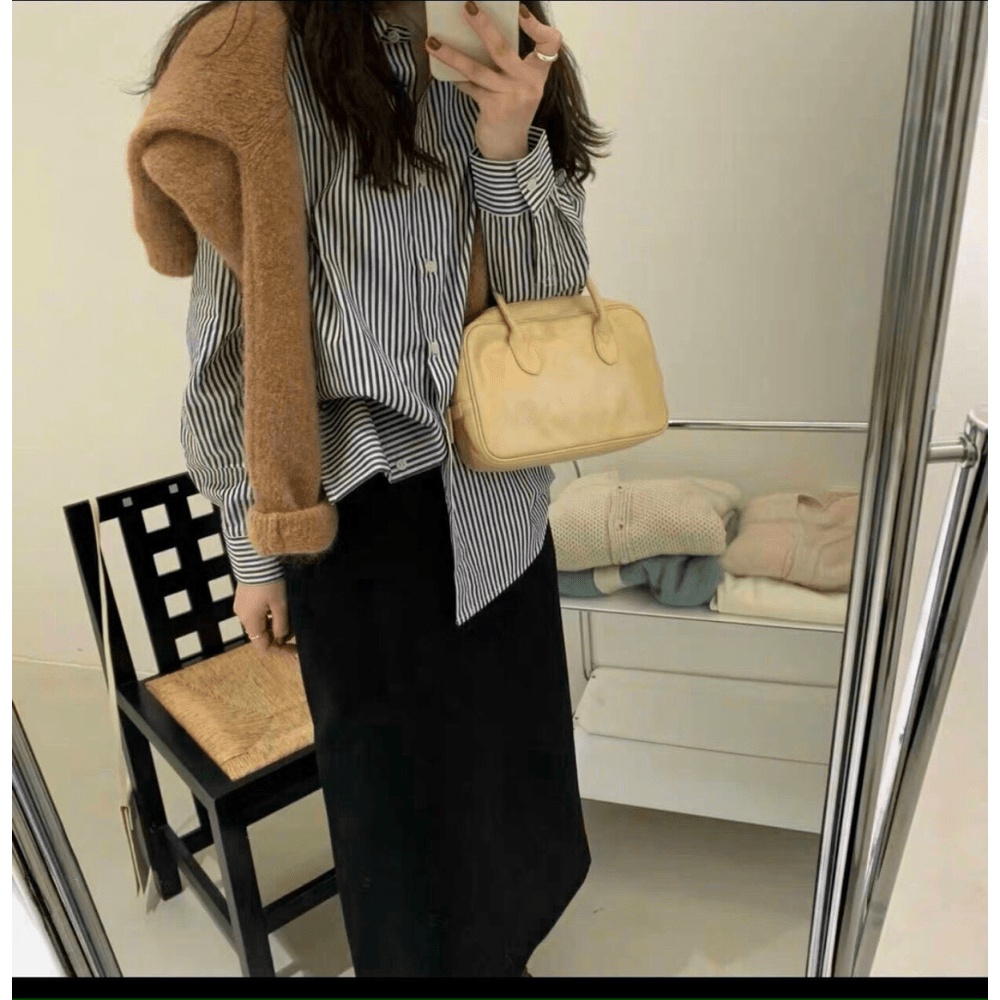 Áo Sơ Mi Kẻ Sọc OverSize 100% Cotton Siêu Đẹp UP
