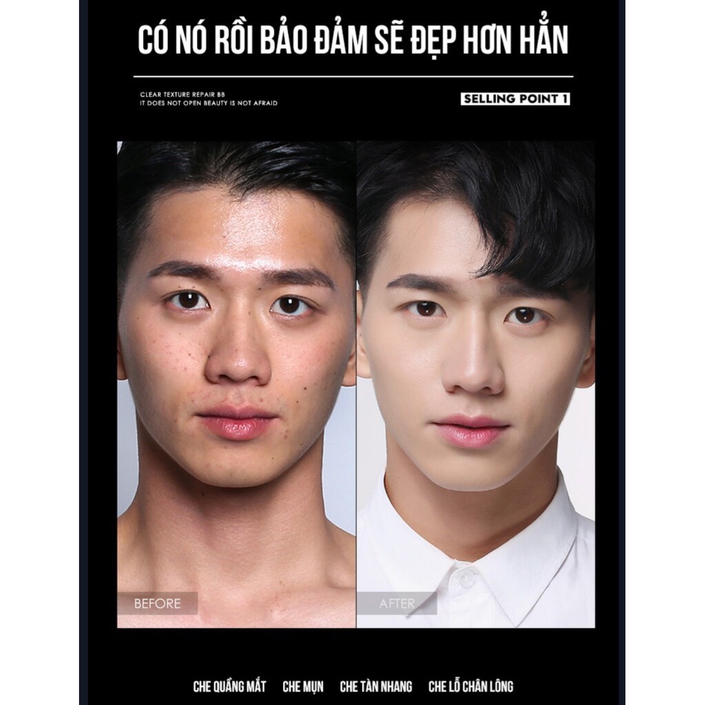 [Đánh giá thật] Light Makeup - kem che khuyết điểm cho nam theo tone da | BigBuy360 - bigbuy360.vn