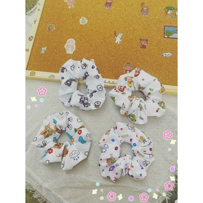Sỉ Scrunchies cột tóc dễ thương