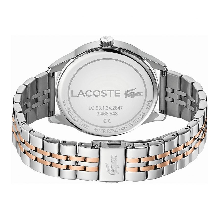 Đồng Hồ Lacoste Nam Dây Kim Loại Pin-Quartz 2011048 - Mặt Xanh (42mm)