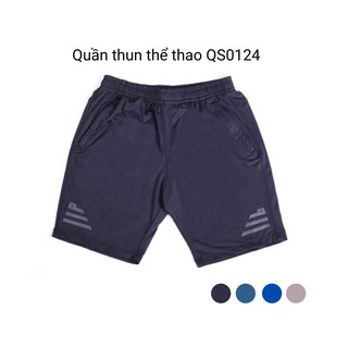 Quần thun thể thao nam An Thắng. Quần sooc thun cao cấp dày dặn, co giãn thoải mái, ko nhăn nhàu