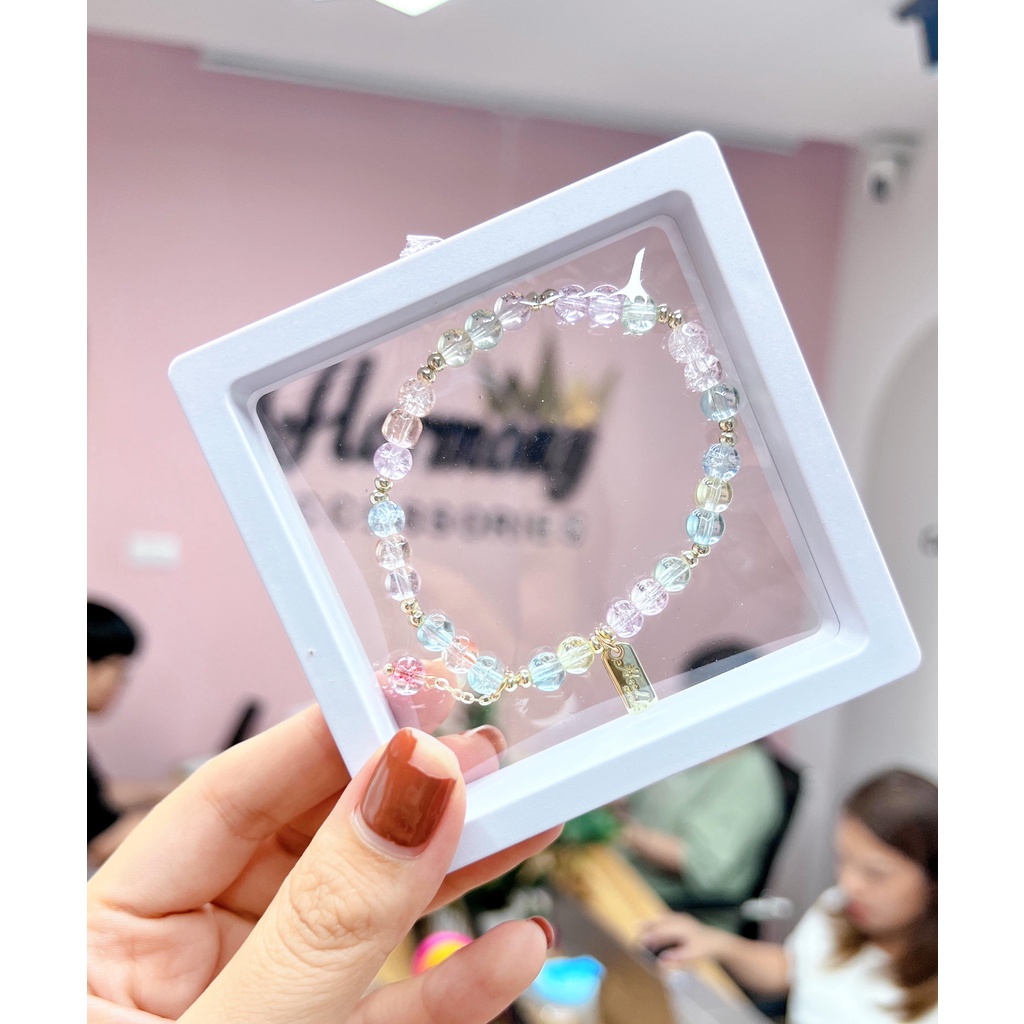 Lắc tay hạt cườm C1 trang sức bạc Harmony