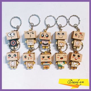 (NEW) Móc khoá Danbo sắc thái mới thân màu, in UV (100c)