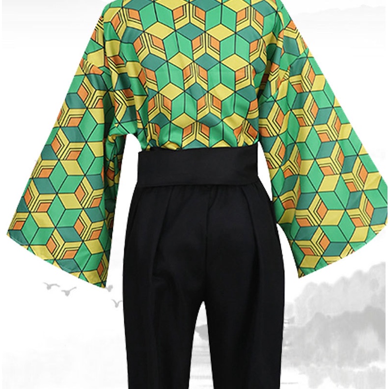 Bộ Đồ Kimono Hóa Trang Nhân Vật Sabito Phong Cách Nhật Bản Mới