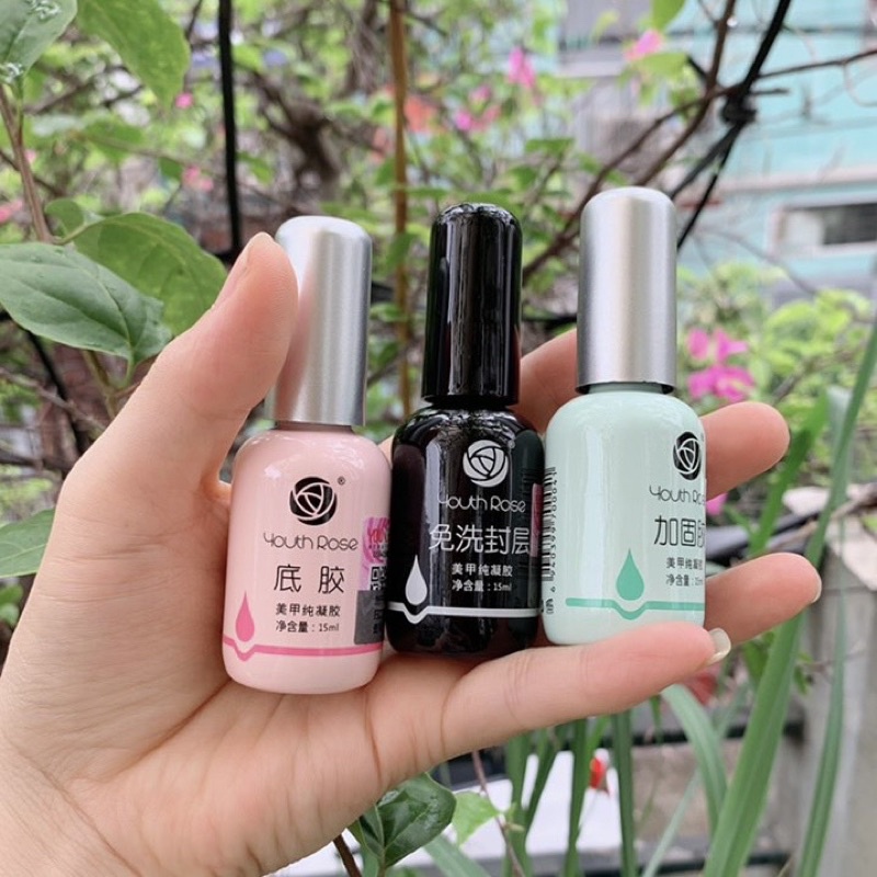 BASE, TOP, CỨNG MÓNG HOA HỒNG chai 15ml