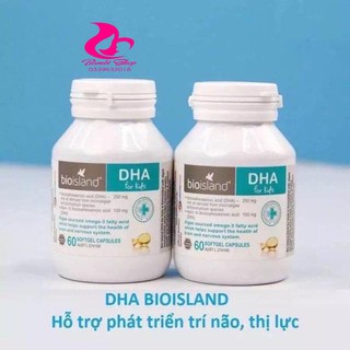 DHA cho bé bioisland 60 viên chuẩn Úc