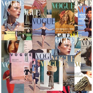 Wall collage dán tường (10x15cm/ mõi hình) trang trí decor phòng ngủ- style Vogue