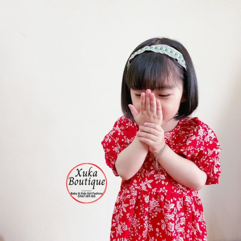 Váy Bé Gái Cộc tay Mùa hè Cho bé 1 - 7 tuổi QCCC đẹp xuất sắc Xuka Boutique