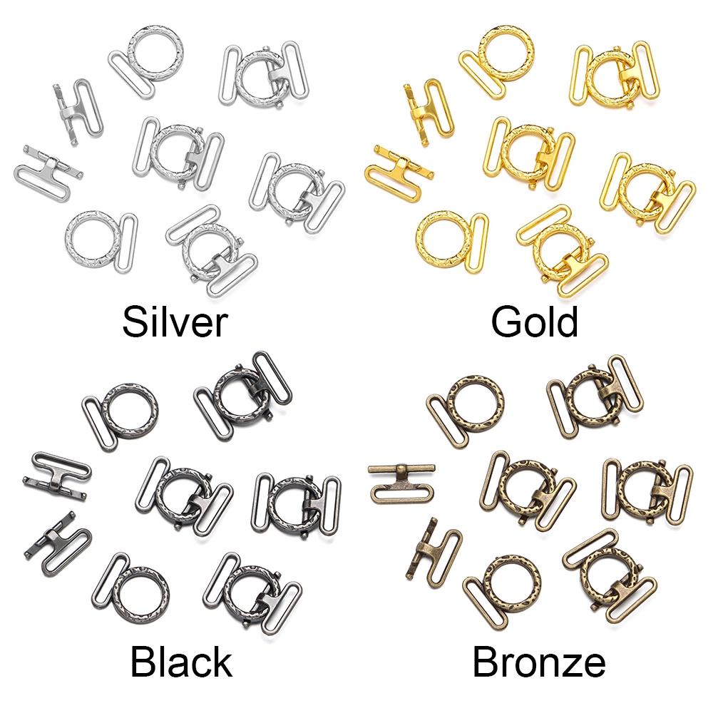 BEBETTERM Set 10 Khóa Ba Cạnh Mini Cho Búp Bê Nhồi Bông