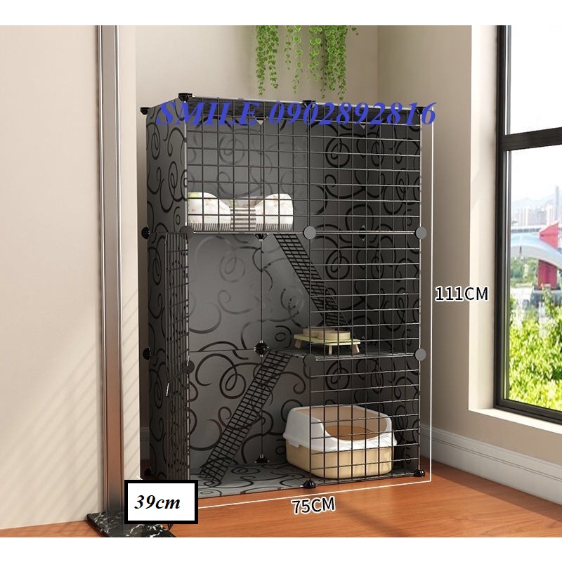 [TẶNG MÓC CHUỒNG] COMBO CHUỒNG, LỒNG LƯỚI THÉP DÀNH CHO CHÓ MÈO THÚ CƯNG ĐA NĂNG