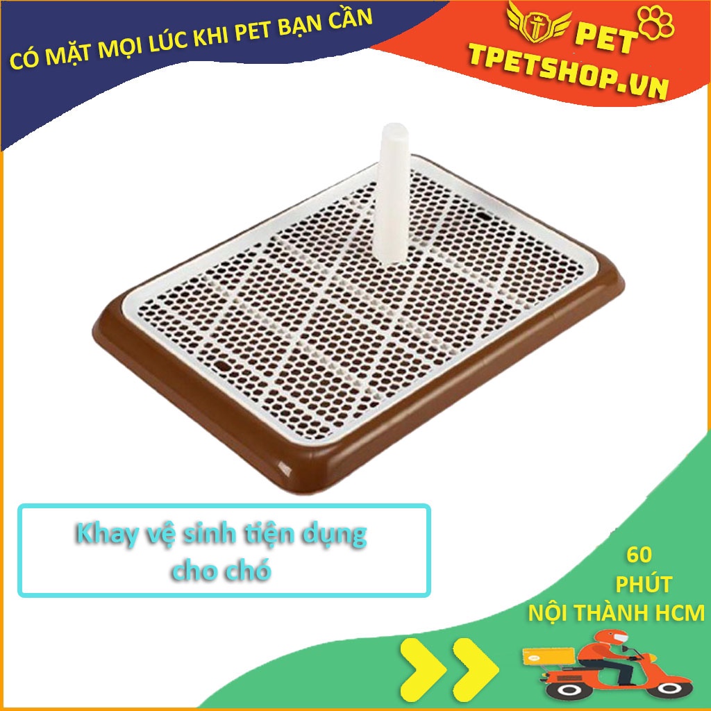 Khay vệ sinh cho chó lớn và nhỏ - khay đi vệ sinh cho chó đực và chó cái