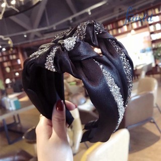 BĂNG ĐÔ BỜM TÓC LỤA BẢN TO ĐÍNH ĐÁ SIÊU SANG CHẢNH