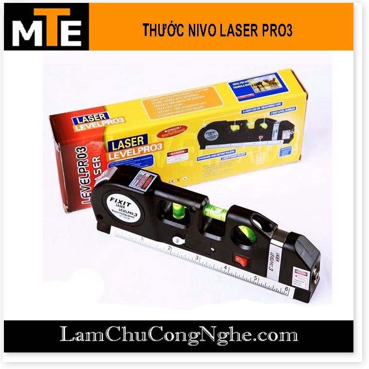 Thước Nivo Laser PRO3 cân mực laser đa năng