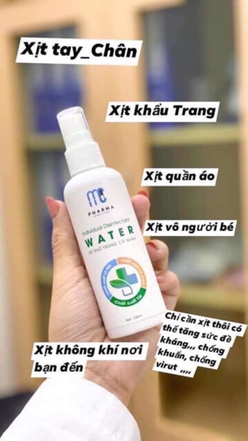 XỊT KHỬ TRÙNG, KHÁNG KHUẨN 99% MC PHARMA - CHÍNH HÃNG