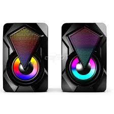 Loa Vi Tính 2.0 Mini 1046 -Loa Để Bàn Cao Cấp Có Led RGB- Bảo Hành 6 Tháng