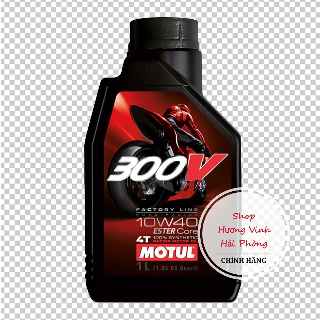 DẦU NHỚT MOTUL 300V 10W40 1L TEM 1 LỚP - CHÍNH HÃNG MOTUL