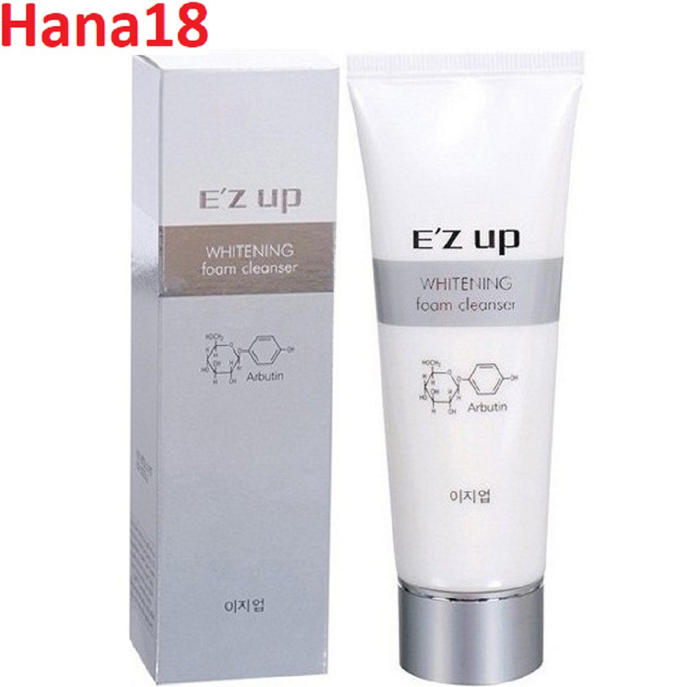 Sữa Rửa Mặt Làm Sáng Da 110g E'zup Whitening Foam Cleanser Hana18 cung cấp hàng 100% chính hãng CHUANHOT