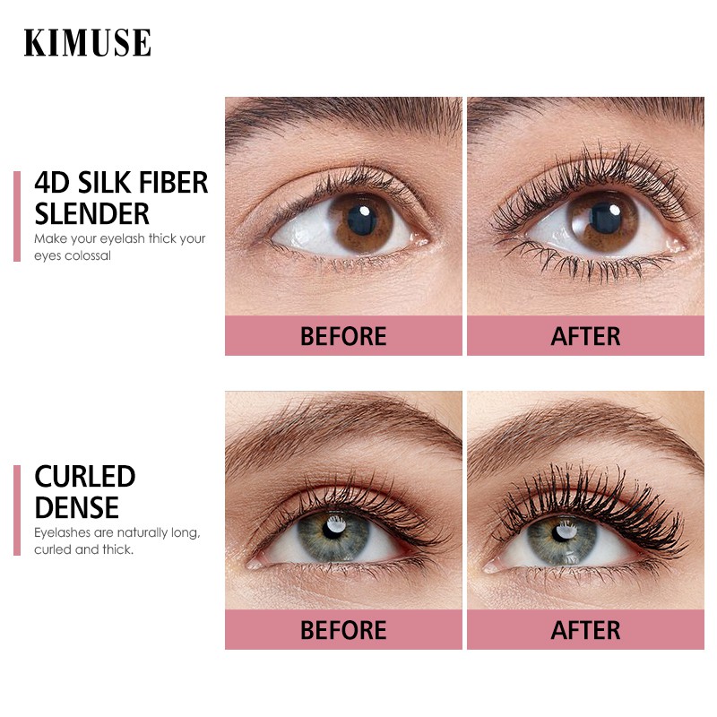 Mascara 4D KIMUSE làm dày mi chống thấm nước lâu trôi 8g