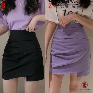 Chân Váy Chữ A Lưng Cao Phong Cách Retro Thời Trang Cho Nữ