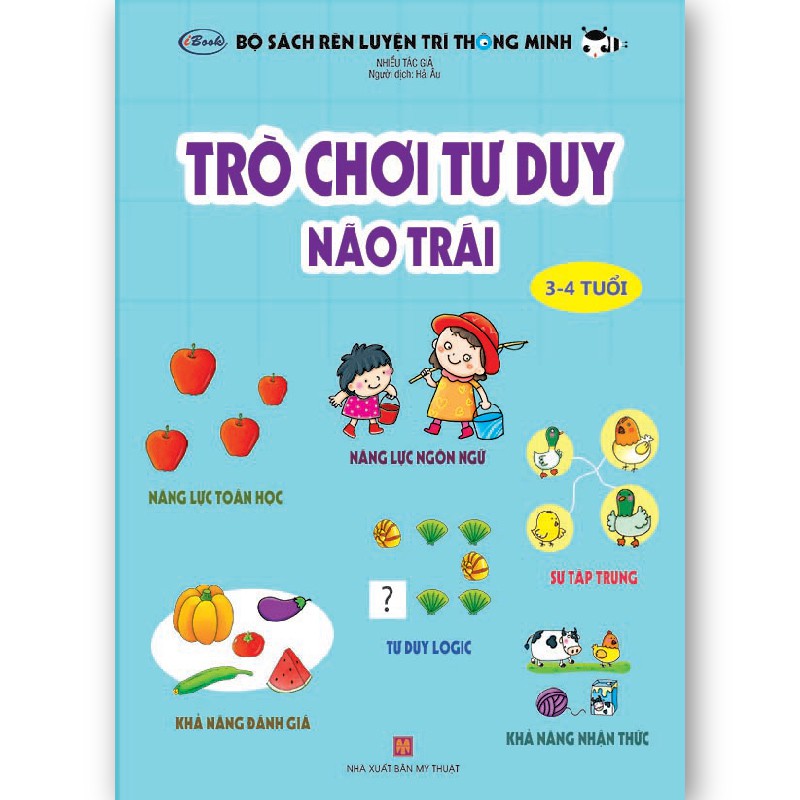 Sách thiếu nhi - TRÒ CHƠI TƯ DUY NÃO TRÁI (3-4 tuổi)