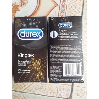 Bao cao su Durex Kingtex ôm sát 49mm