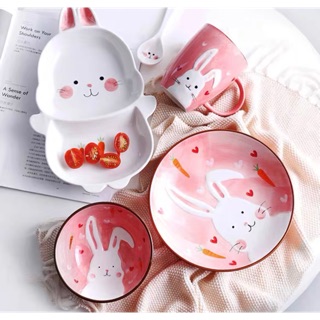 Trọn bộ khay, đĩa, bát, cốc thìa hình thú cao cấp cho bé