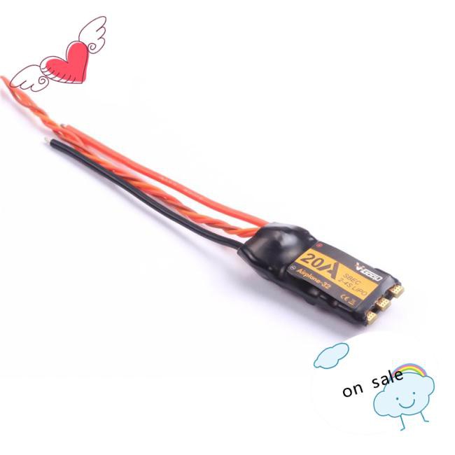 RC Động Cơ Không Chổi Than 4a Sbec Cho Máy Bay Điều Khiển Từ Xa 2-4s 32-bit Vgod Esc 20a