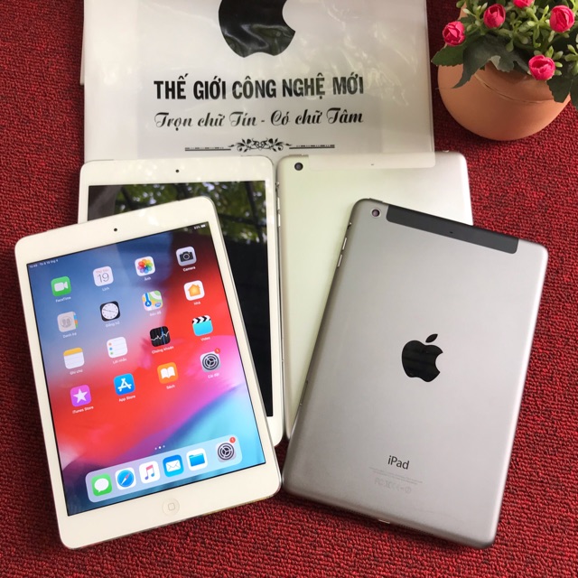 Máy Tính Bảng iPad Mini 2 - 64Gb/ 128Gb (4G + Wifi) Chính Hãng Zin Đẹp 99%