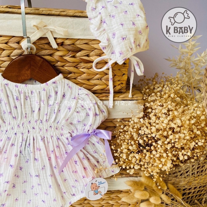 Bodysuit bé gái 4-13kg