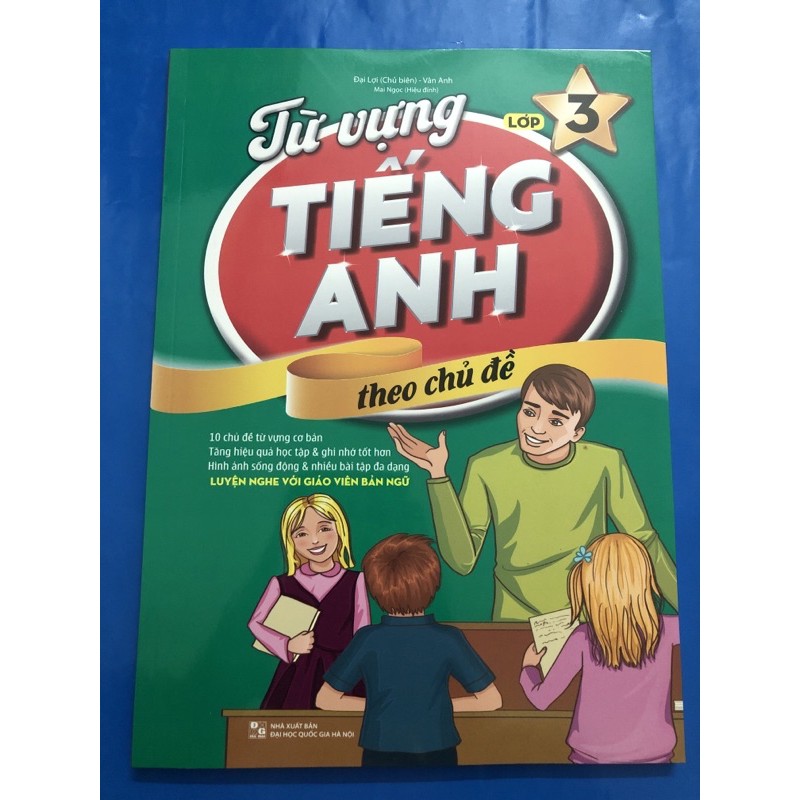 Sách - Từ vựng tiếng anh theo chủ đề lớp 3