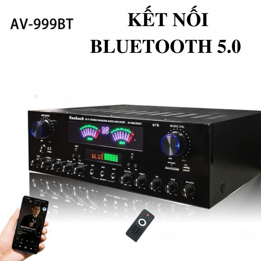 Âmly karaoke mini, Amly Bluetooth sunbuck av-999av Công Suất Lớn Âm Thanh Hay, Âm Bass Chuẩn, Kết Nối bluetooth 5.0