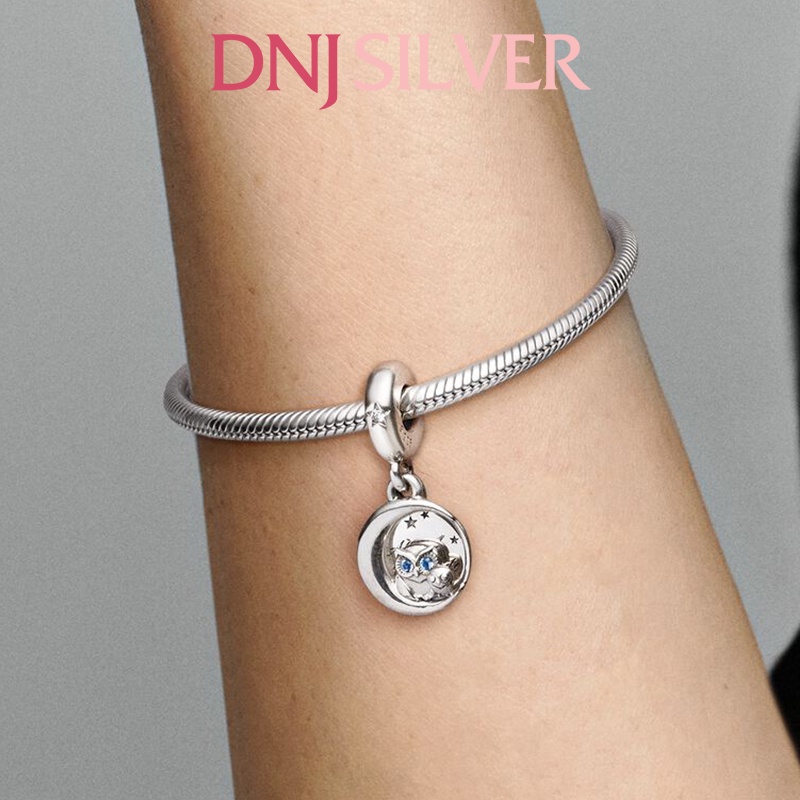 Charm bạc 925 cao cấp, hàng chuẩn bạc - Charm Always by Your Side Owl thích hợp để mix vòng tay charm - DN216