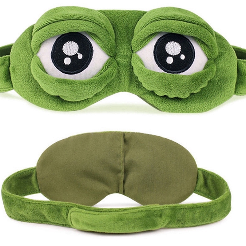 Miếng Bịt Mắt Ngủ Hình Chú Ếch 3d Dễ Thương