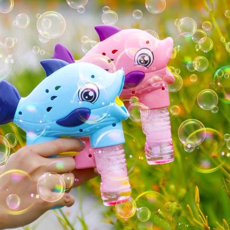 ✾☍ Súng Bắn Bong Bóng Xà Phòng Hình Chim Làm Đồ Chơi Cho Trẻ Em